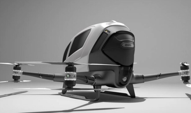 Die Ehang 184 kann Personen befördern