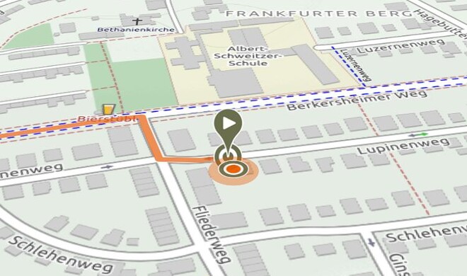 Screenshot aus Naviki