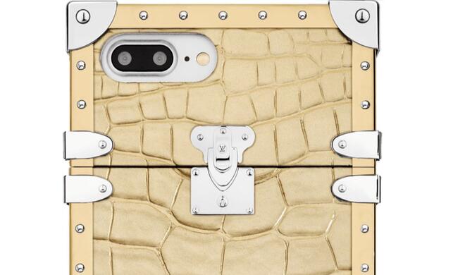 Louis Vuitton Eye-Trunk mit Kroko-Leder