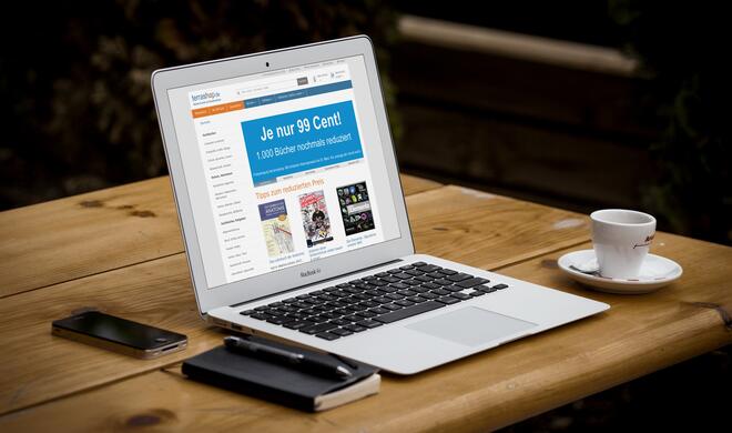 Terrashop im Browser auf dem MacBook Air