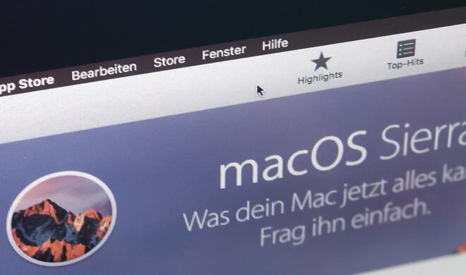 macOS Sierra: das neue Update wartet