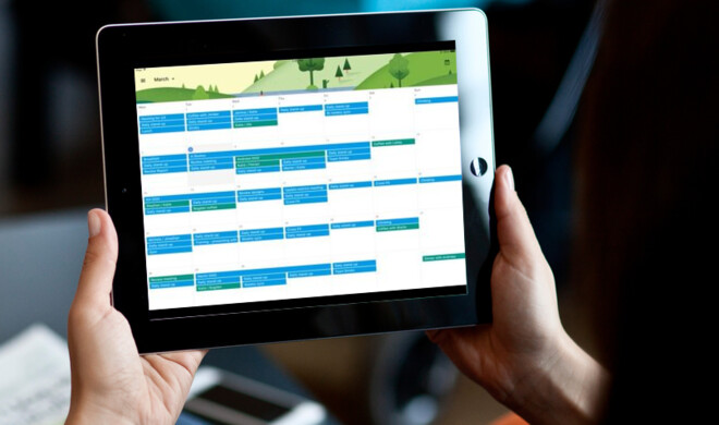Google Kalender auf dem iPad