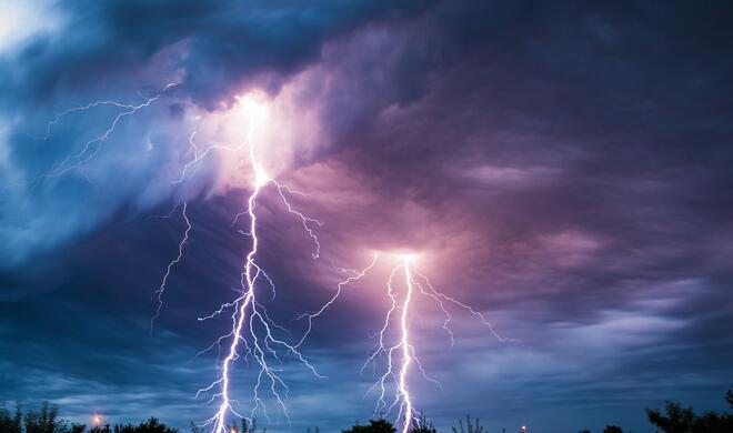 Ein Unwetter zieht auf