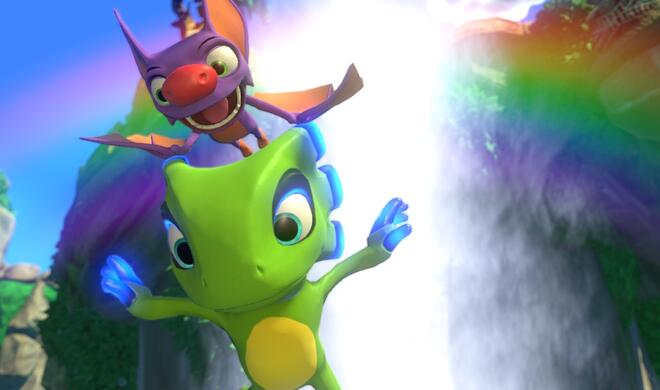 Bild aus dem Jump and Run Yooka-Laylee