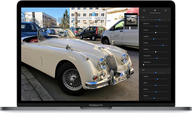 Die zur Verfügung stehenden Filter sind eher einfach geraten, man kann damit aber auch wenig verkehrt machen.