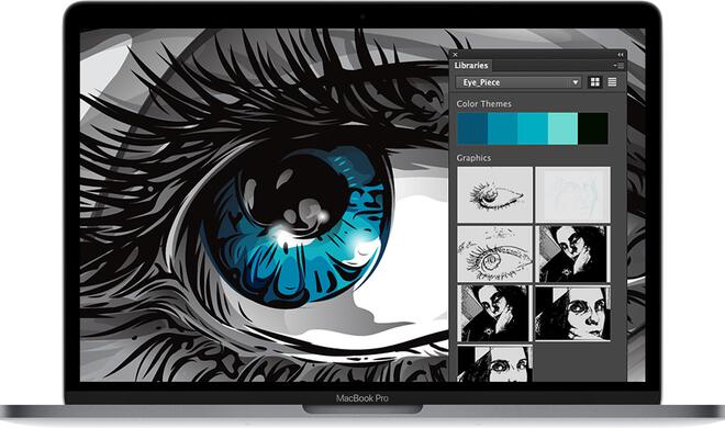 Dank der CreativeSync-Technologie haben Sie eine Sorge weniger: Wenn ein Original-Asset geändert wird, werden automatisch alle Projektdateien entsprechend aktualisiert.