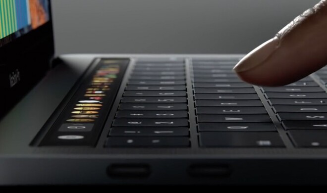 Tastatur des neuen MacBook Pro