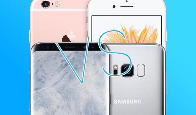 iPhone 6s versus Galaxy S8