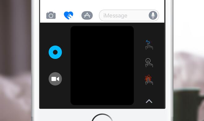 Digital Touch erlaubt in iMessage Zeichnungen