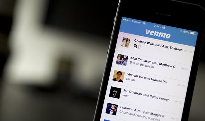 Venmo auf einem iPhone