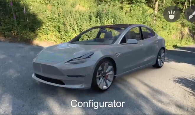 Jelmer Verzog hat das Model 3 mit ARKit zum Leben erweckt