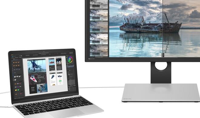 Teamplayer: Der PD2710QC ergänzt aktuelle MacBooks.