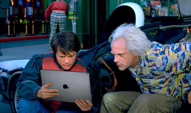 Zurück in die Zukunft mit dem iPad Pro.