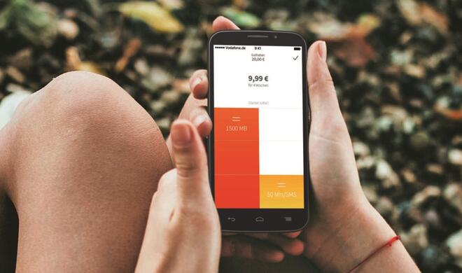 So sehen die zwei Schieberegler in der CallYa Flex-App aus.