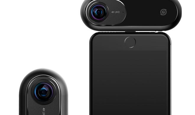 Die Kamera lässt sich sowohl mit, als auch ohne iPhone verwenden.