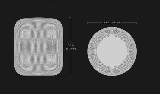 Der HomePod wurde bereits bei der WWDC im Juni kurz der Öffentlichkeit gezeigt.