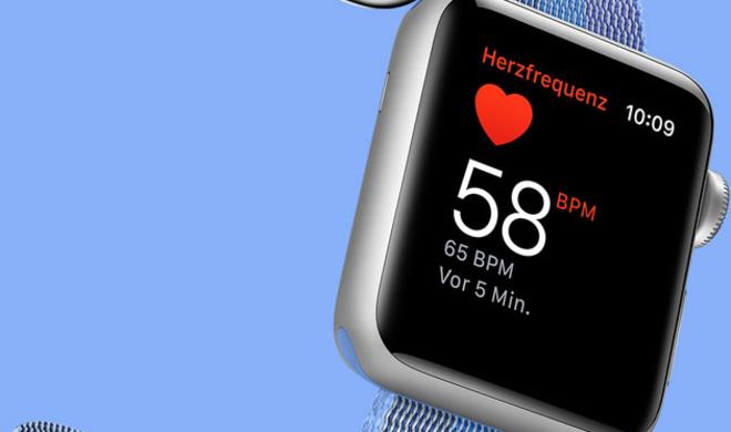 Die Herzfrequenzmessung hat Apple bereits in der ersten Generation integriert
