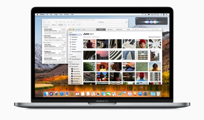 macOS High Sierra auf dem MacBook Pro