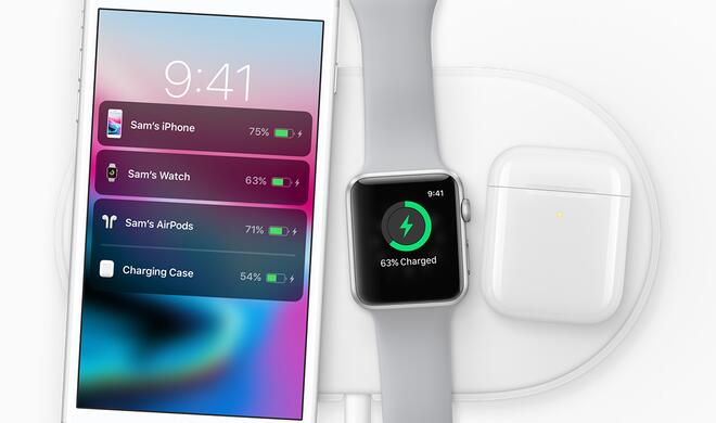 AirPower von Apple zum kabellosen Aufladen kommt erst 2018