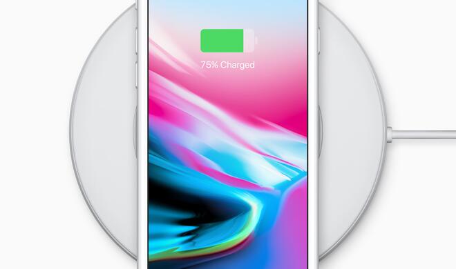 Das iPhone 8 kabellos laden