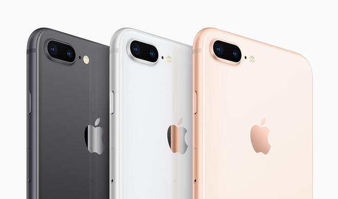 iPhone 8 Plus in drei Farben