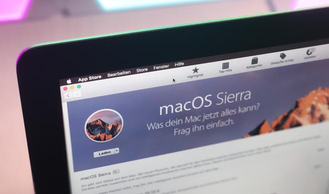 macOS Sierra nicht mehr im Mac App Store
