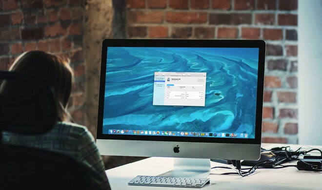 Festplattendienstprogramm in macOS High Sierra auf dem iMac