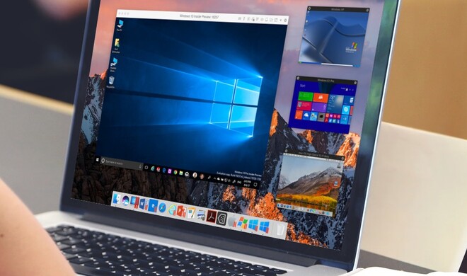 Parallels Desktop 13 auf einem MacBook Pro