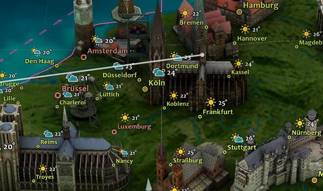 Screenshot aus Erde 3D