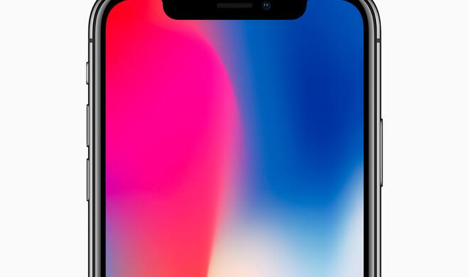 Das neue iPhone X mit Face ID Gesichtserkennung