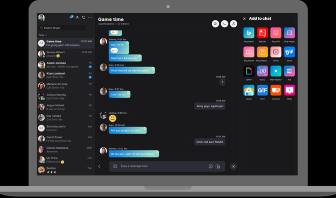 Das neue Skype für Mac