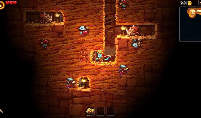 Screenshot aus Steamworld Dig 2