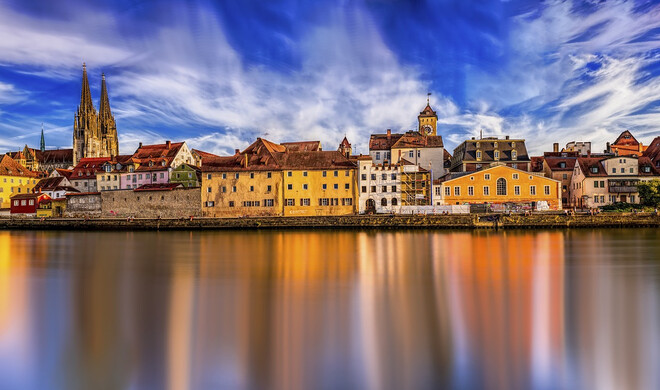 Nachbearbeitetes Panoramabild