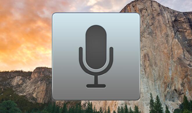 Auch ohne Siri kann man am Mac Texte diktieren