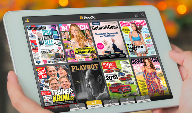 Readly bietet Zugriff auf über 2500 Zeitschriften und Magazine