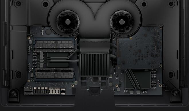 Innenleben des iMac Pro