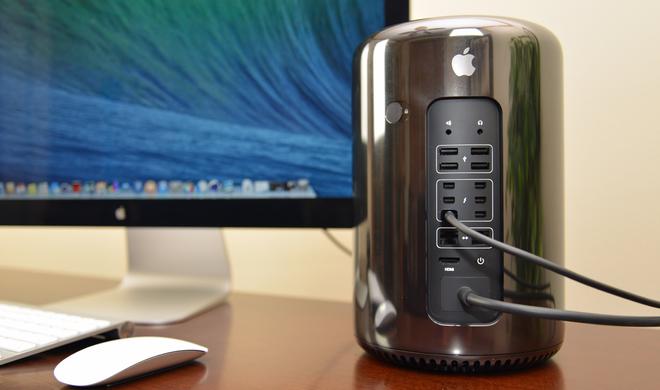 Der aktuelle Mac Pro im Mülleimer-Design