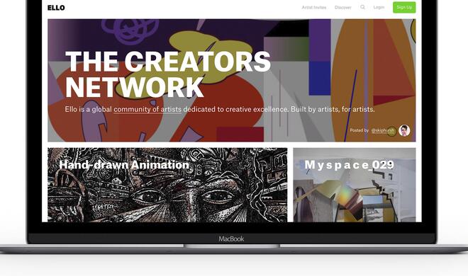 Ello auf dem MacBook