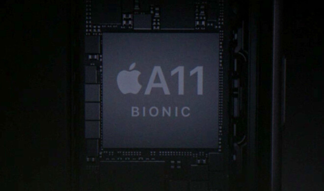 Apple stellt den A11 Bionic vor.