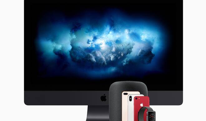 Im Jahr 2017 stellte Apple viele neue Geräte vor