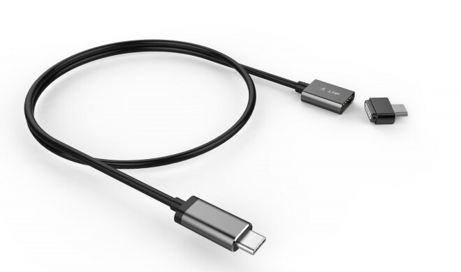 USB-C Magnetic Safety Cable in „Space Grey“