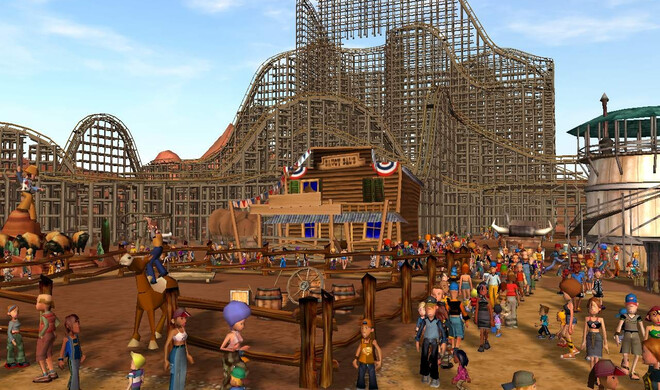 Screenshot aus Rollercoaster Tycoon 3 für Mac
