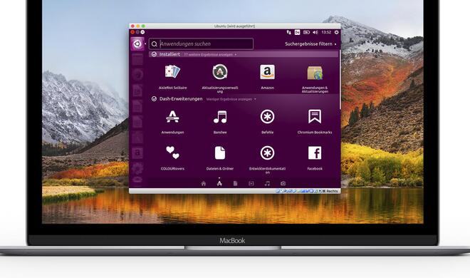 Ubuntu in der virtuellen Maschine am Mac