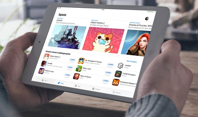 Der neue App Store rückt Spiele noch weiter in den Fokus