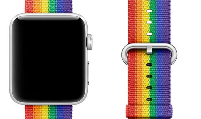 Ein Pride-Armband gab es bereits