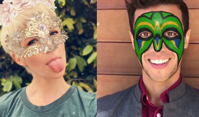 Neue Snapchat-Masken mit Unterstützung der TrueDepth-Kamera am iPhone X