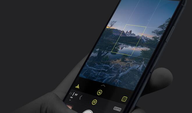 Halide Camera auf dem iPhone