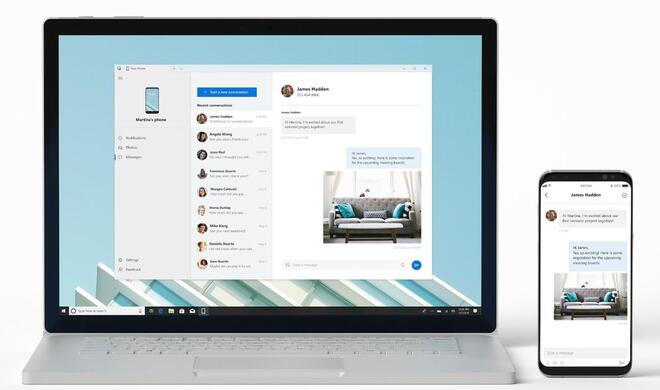 Your Phone verbindet Smartphones und Windows-Computer