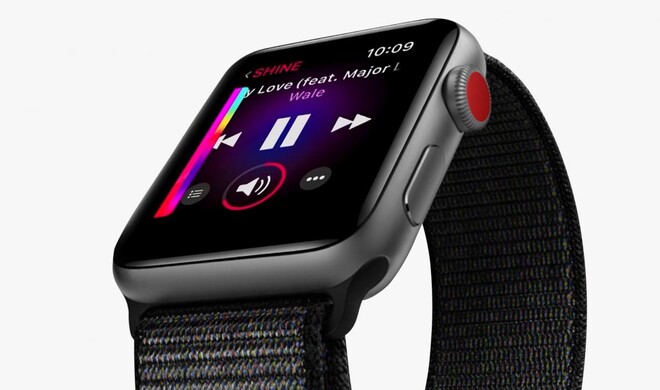 Die Apple Watch momentan mit rechteckigem Display