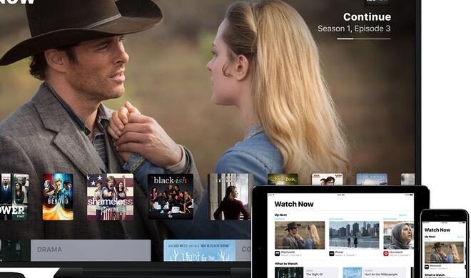 TV-App von Apple auf iPhone, iPad und dem Apple TV